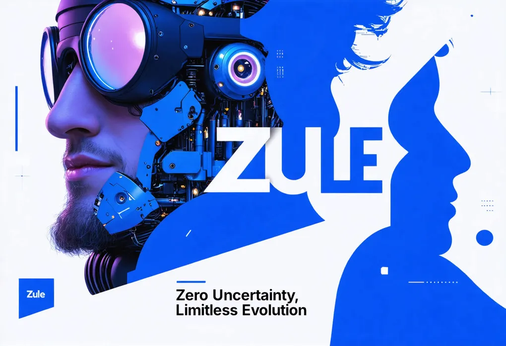 Futuristic robotic image as a header background